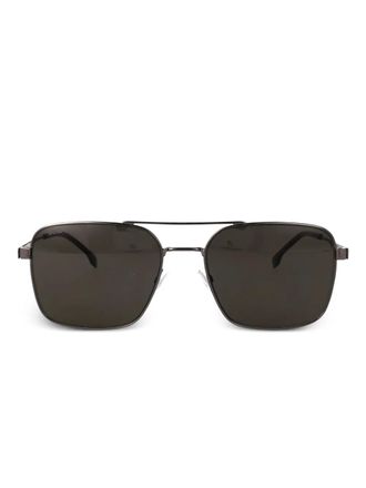 BOSS pilot-frame sunglasses - men - stainless steel - 58 - Silver