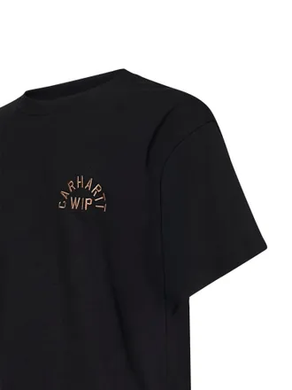 Carhartt Work in Progress Logo-Embroidered T-Shirt - Black