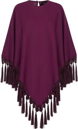 Taller Marmo Blusa Gloria con nappa - Viola