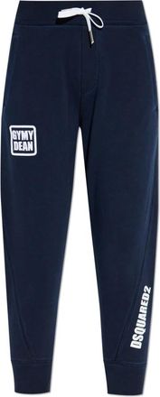 Dsquared2 Trainingsbroeken - Dames - Sweatpants - Blauw - XS - Katoen - Broeken