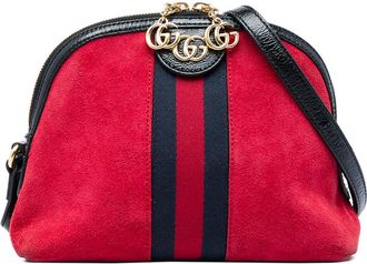 Gucci Pre-owned Gucci Small Suede Web Ophidia Dome Crossbody Ladies KWZBNZ708F8B2BHH
