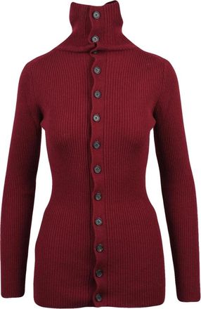 Yohji Yamamoto Dames, Truien, Rood, Maat: M Wol