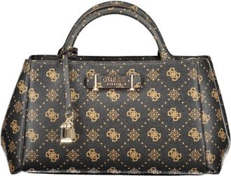 Guess Carrie Girlfriend Satchel - Dames - Handtassen - Bruin - ONE Size - Tassen