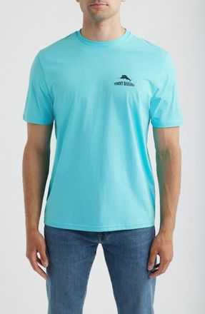 Tommy Bahama The Coast is Clear Cotton Graphic T-Shirt in Blue Radiance at Nordstrom, Size Xxx-Large