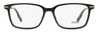 Ermenegildo Zegna EZ5246 Acetate Rectangle Eyeglasses - Black