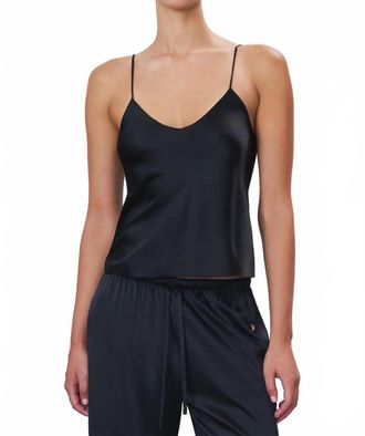 &Eacute;terne Mila Silk Camisole Top In Black
