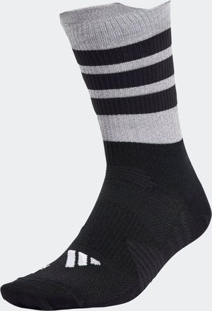 adidas Laufsocken ADIDAS PERFORMANCE RUNxRFLCTV Sock, Herren, Gr. S (37/39), schwarz-weiss (schwarz, wei&szlig;), Obermaterial: 100% Polyamid, Socken Laufsocken