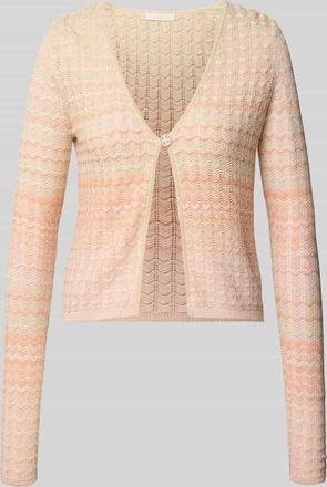 Guess Strickjacke aus Viskose-Mix Modell ROSALYN in Koralle, Gr&ouml;&szlig;e XL