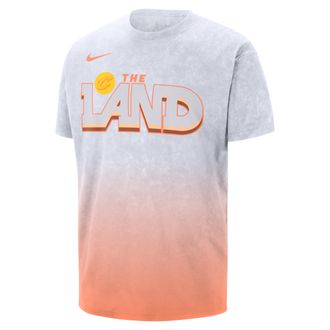 Nike Cleveland Cavaliers Essential City Edition Nike Mens NBA Max90 T-Shirt in White | IB7730-100