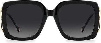Carolina Herrera HER 0420/S 807/9O Womens Sunglasses Black Size 56