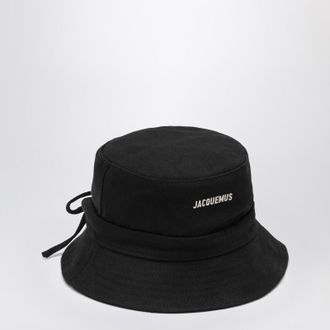 Jacquemus Le Bob Gadjo black cotton hat