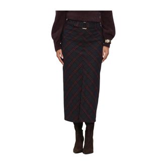 Aaiko Beliane CO 577 - Dames - Rokken - Blauw - Maat: L Katoen