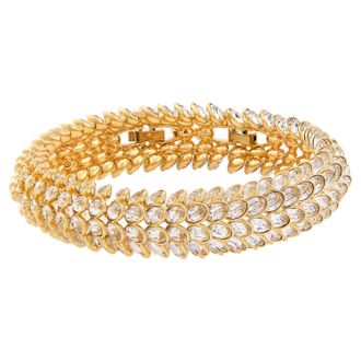 Swarovski Idyllia Oval Cut Crystal Bracelet, Size M