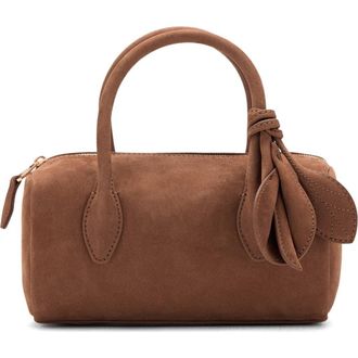 Mango Leather Top Handle Bag at Nordstrom