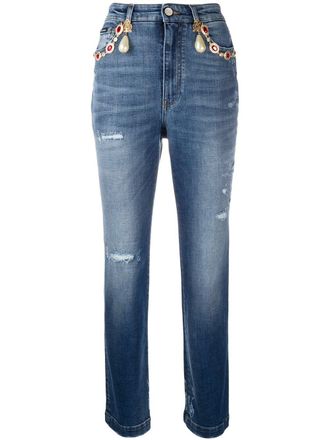 Dolce & Gabbana Cropped jeans - Blauw