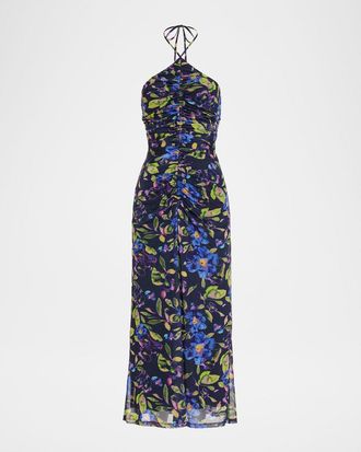 Ramy Brook Aveline Halter Midi Dress