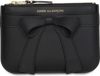 Comme Des Gar&ccedil;ons Big Bow Wallet - - Accessories - Donna - Nero - ONE SIZE