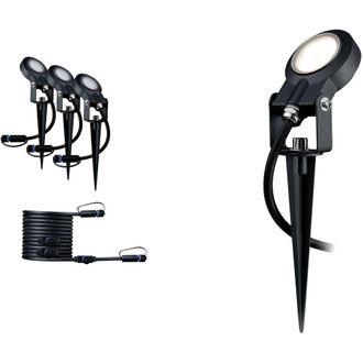 Paulmann Spot Sting Erg&auml;nzungsset Ip67 93689 Sistema DIlluminazione Plug&shine Led (monocolore) 18 W Bianco Caldo Antr - Paulmann