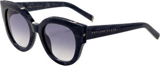 Philipp Plein Philipp Plein Womens 53 mm Blue Sunglasses
