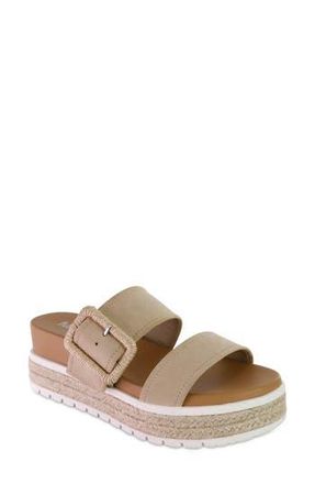Mia Kenzy Platform Sandal in Sand Burni at Nordstrom Rack, Size 6.5