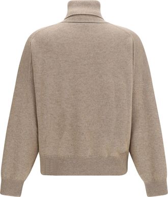 Brunello Cucinelli Womens Sweater Turtleneck Cashmere Brown (capra Hircus)