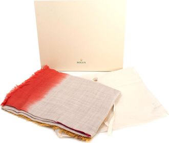 Rolex Multicoloured Ombre Wool Scarf