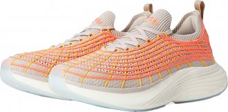 Athletic Propulsion Labs Womens Techloom Zipline Shoe In Clay/laser Red/marigold