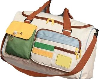 Generic Compatible For Casual Travel Bag for Women, Lightweight Gym Yoga Swim Fitness Duffel, Short Trip Business Carry-On, Dry Clean(Classic Style)