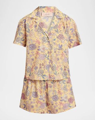 Papinelle Sleepwear Karolina Floral Short Pajamas