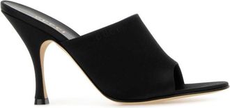 Gucci Black Open Toe Heels