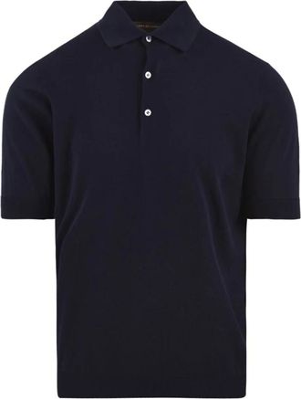 FILIPPO DE LAURENTIIS Cotton Polo - Essential - Heren - Polos - Blauw - 3XL - Katoen - Tops