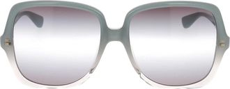 Chlo&eacute; Ch0133Sa Geometrische Zonnebril - Dames - Accessoires - Blauw - Maat: ONE Size Nylon