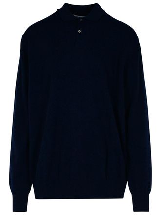 Comme Des Garçons Navy Wool Sweater