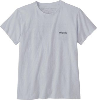Patagonia P-6 Logo Responsibili-Tee - Dames - T-shirts - Wit - XS - Tops