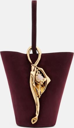Chlo&eacute; Chlo&eacute; Eden Treasures Small suede bucket bag