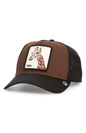 Goorin Brothers High Giraffe Trucker Hat in Coffee at Nordstrom