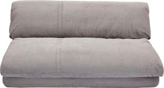 Miliboo Miliboo - Sillón cama de 2 plazas de pana gris claro spencer