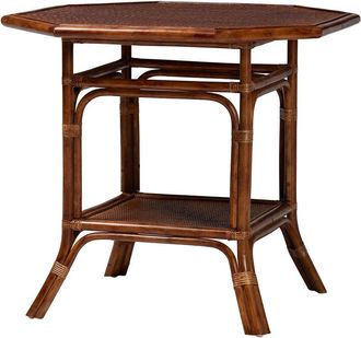 Baxton Studio Jayanti Rattan Dining Table