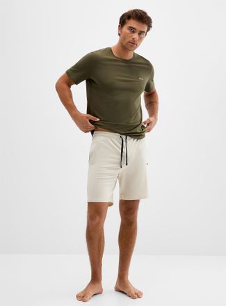 BOSS Mens Sand ultra-comfortable pyjama short