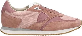 Philippe Model Blville Low - Dames - Sneakers - Roze - 38 EU - Katoen - Schoenen