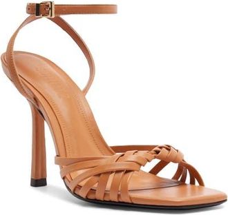 Schutz Tara Ankle Strap Sandal in Earth Clay at Nordstrom, Size 10.5
