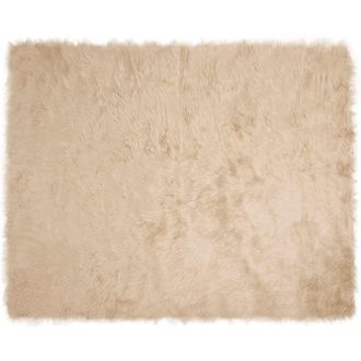 vidaXL Vidaxl Tappeto In Finta Tafalla Beige 200 X 280 Cm Poliestere