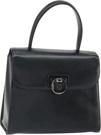 Givenchy Pre-owned Handbags, female, Black, Size: ONE SIZE Pre-owned Leather Handbag
