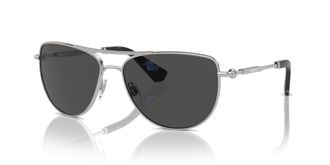 Burberry Dark Grey Pilot Ladies Sunglasses BE3149 131687 60