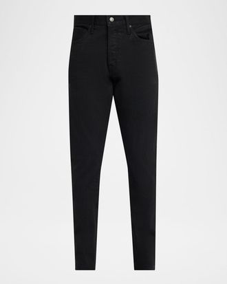 Tom Ford Men & apos;s Slim-Fit Stretch Black Denim Five-Pocket Pants