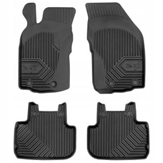 OEM Alfombras, Alfombras De Puerta, Alfombra De Goma Para Alfa Romeo 147 2000-2010, Bandejas 77