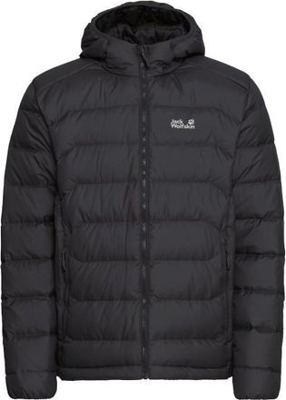 Jack Wolfskin Wild Pass Down Hoody Daunenjacke f&uuml;r Herren | grau/schwarz