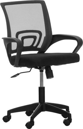 Clp Silla de oficina giratoria regulable en Microfibra Negro