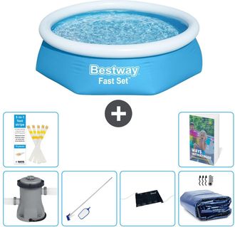 Bestway Piscina Bestway Fast Set Redonda - 244x61 Cm - 7-piezas S235