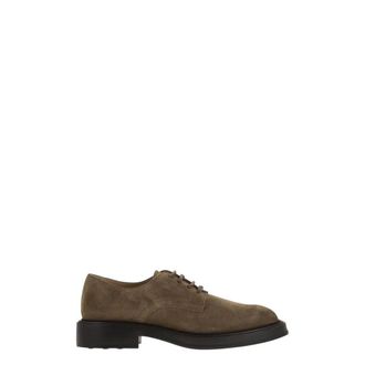 Tod's Su&egrave;de Derby Schoenen - Heren - Schoenen - Beige - Maat: 43 1/2 EU Su&egrave;de